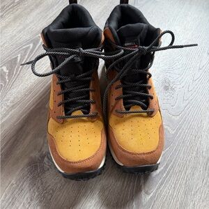 Merrell Two-Tone Brown and Mustard Trail Boots